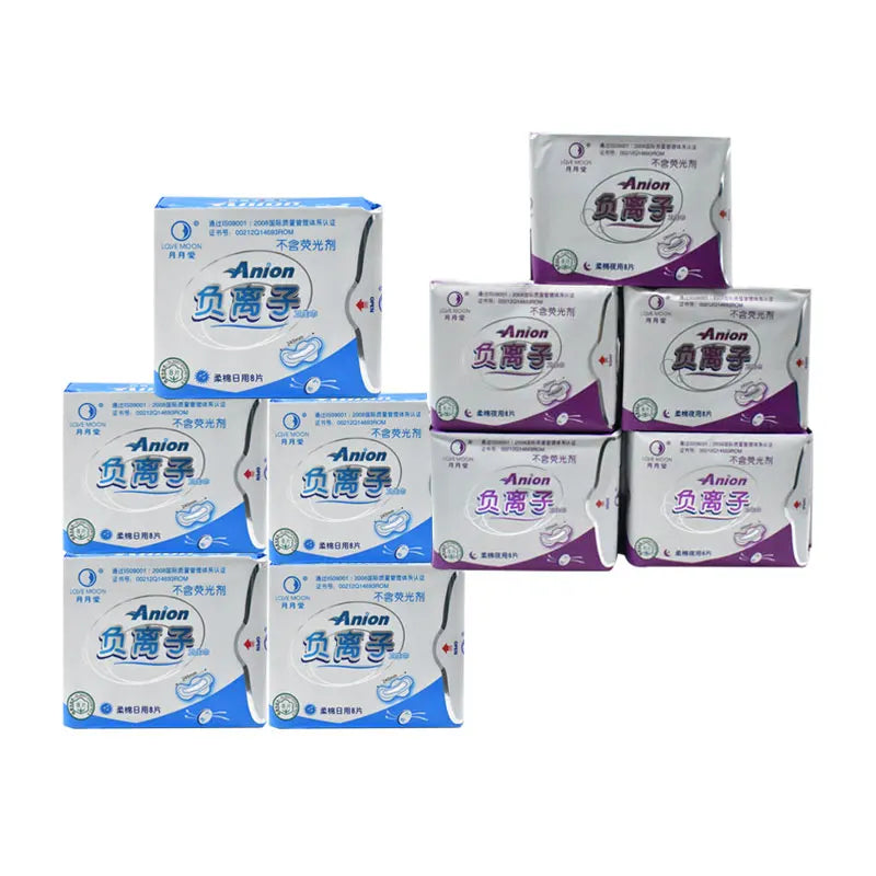 Anion Sanitary Pads — 10 Pack (80 Pads)