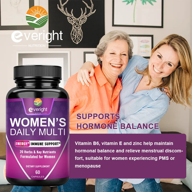 Multivitamin for Women: Supports Joints, Skin, Nails with Magnesium, Biotin, Calcium, Zinc, Selenium