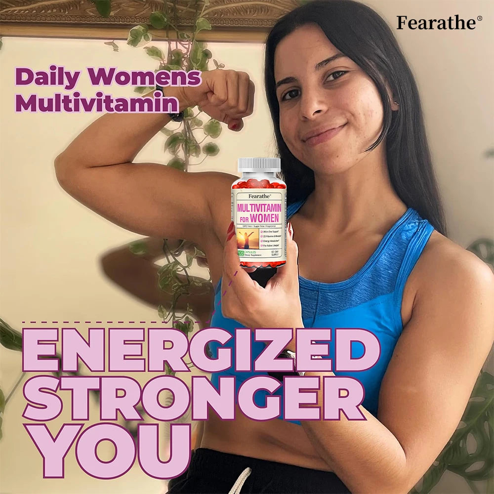Women's Daily Multi Capsules - Antioxidant, Daily Multivitamin To Support Energy and Immune Health - 120 Capsules