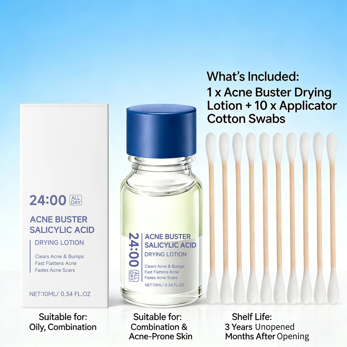 Salicylic Acid Drying Lotion — Acne, Pores & Scar Renewal