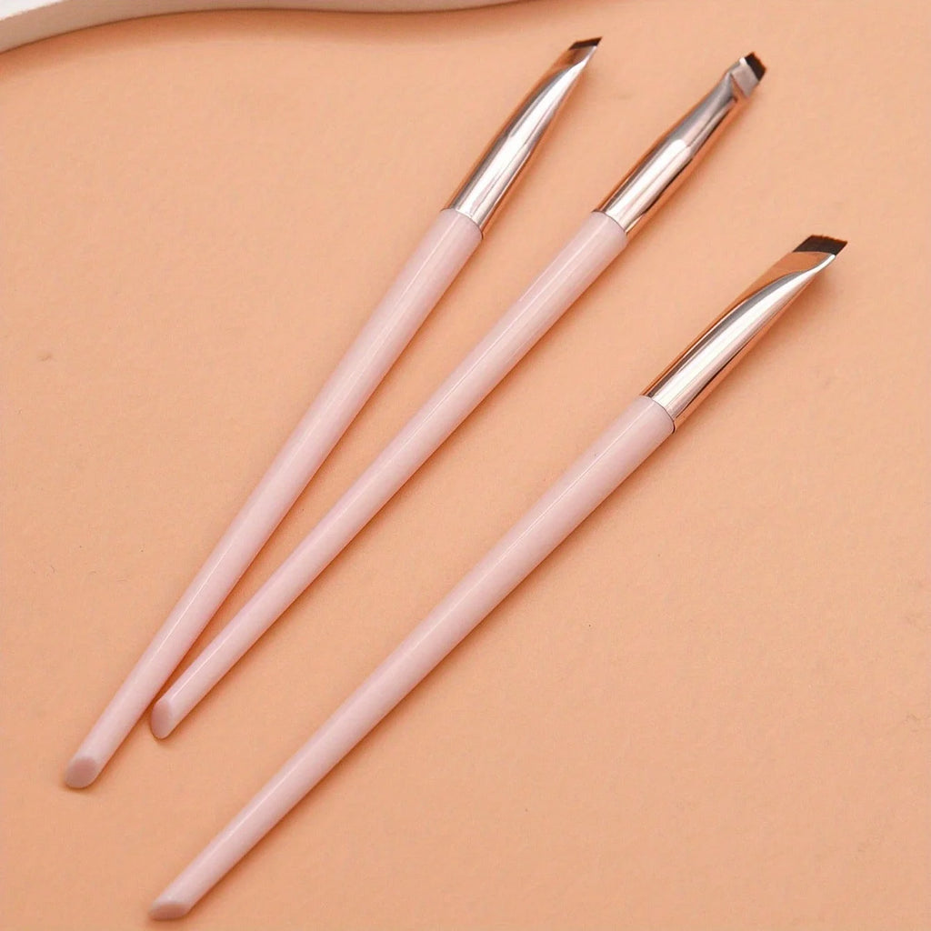 3-Piece Precision Makeup Brush Set