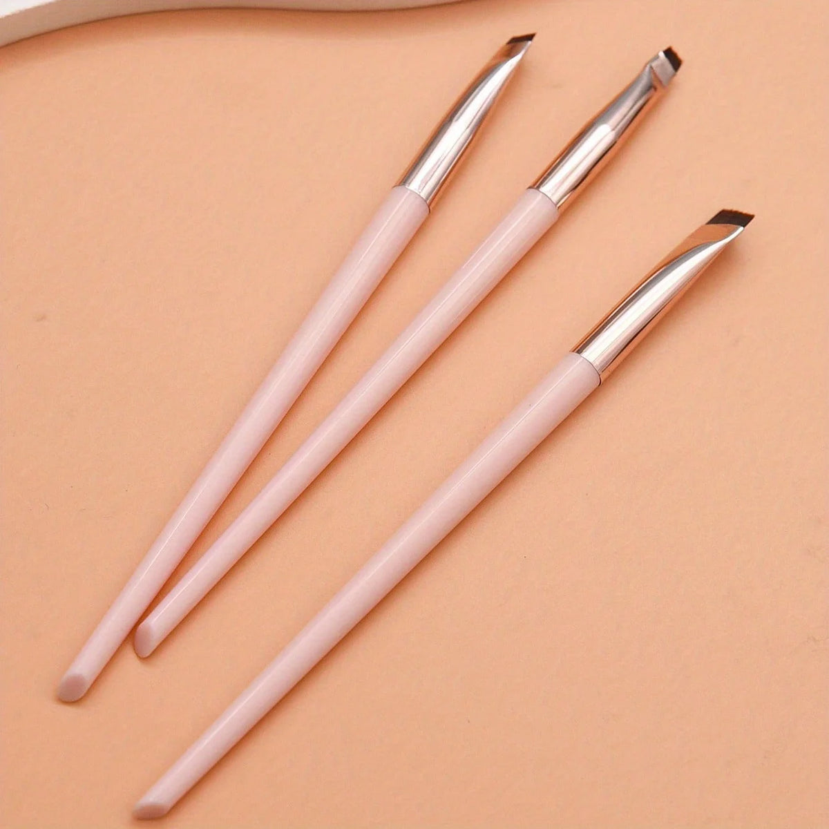 3-Piece Precision Makeup Brush Set