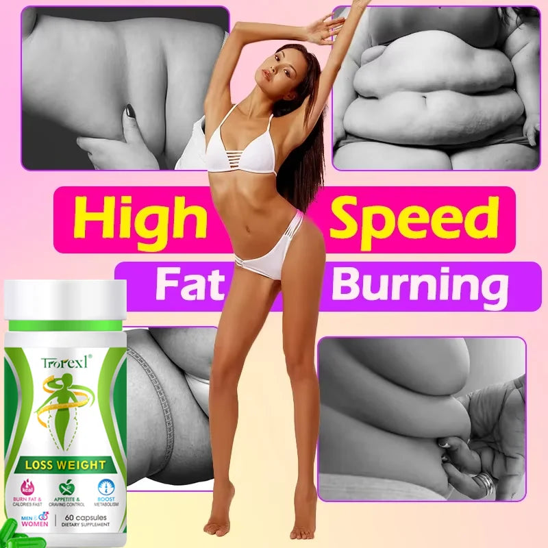 Lotus Leaf Extract Tea Polyphenol Capsules Detox & Fat Burner Night Enzymes, Appetite Suppressant Diet Pills