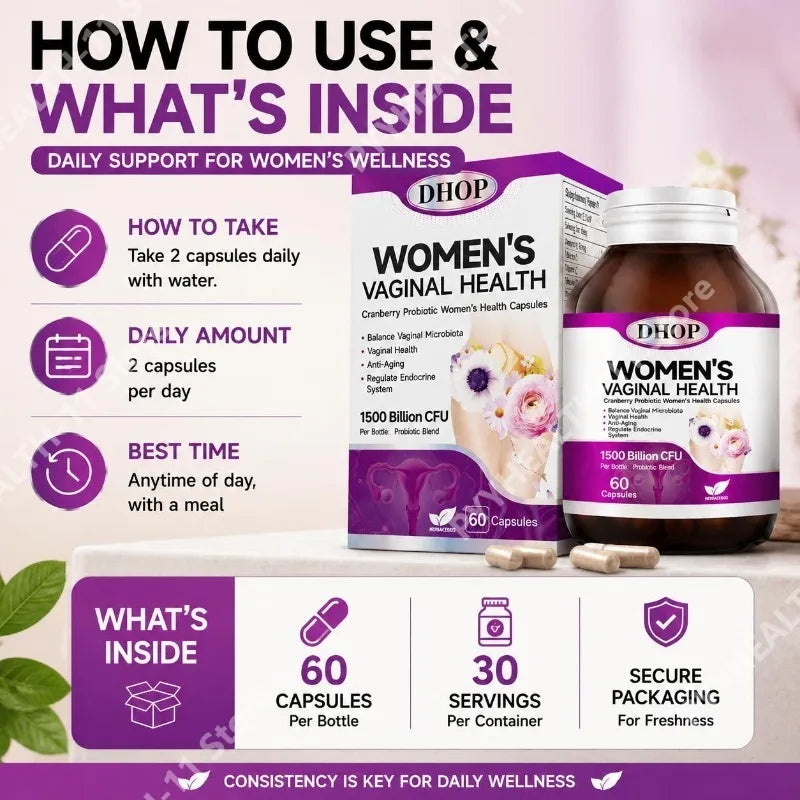 Women's Vaginal Health Probiotic Capsules