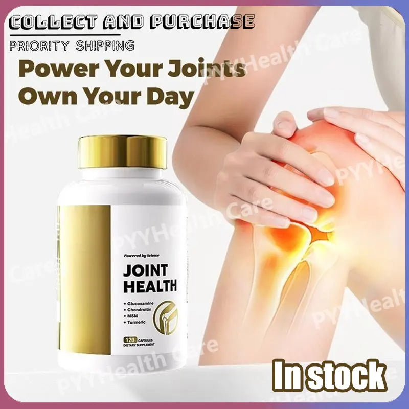 Joint Support Capsules with MSM and Turmeric for Daily Mobility Care Daily Wellness Support