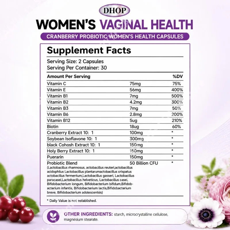 Women's Vaginal Health Probiotic Capsules