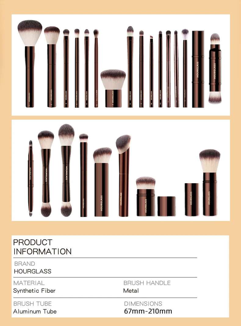 Hourglass Makeup Brushes Set — Full Face Collection