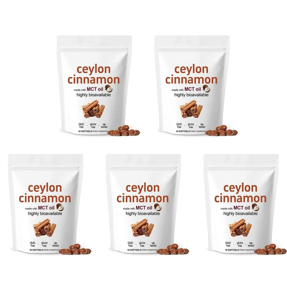 Ceylon Cinnamon Extract Softgels Supports Glucose Metabolism and Cardiovascular Wellness 30 Softgels