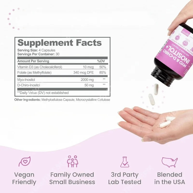 Myo-Inositol & D-Chiro Inositol for Hormonal Balance